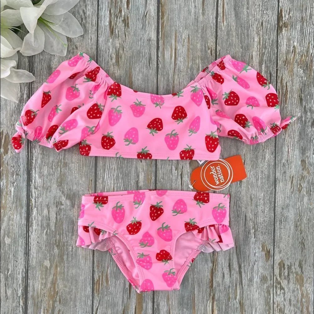 Tankini & Bikini Swimsuit Bathing Suit 2, 2-Piece Sets Size 2T